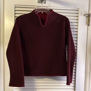 Maroon Stylish Fleece
